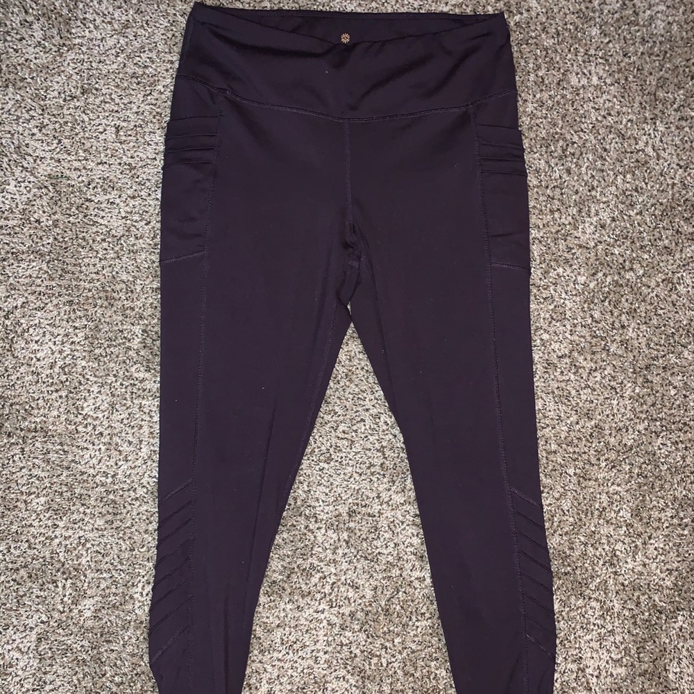 Tangerine athletic leggings